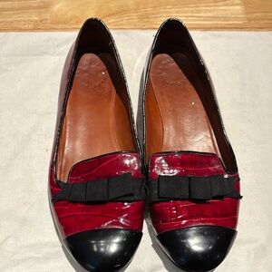 Marc Jacobs red loafers